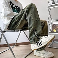 牛仔褲男 S3XL 磨白復古直筒寬松潮流 韓版百搭 日系淺色闊腿 墜感休閑九分褲子 男士長褲 寬褲-毛毛男裝 歷史價格詳細信息