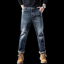 大尺碼 彈力褲腰 牛仔褲 男 秋季直筒寬鬆簡約加肥大尺碼 肥佬彈力褲腰長褲子 歷史價格詳細信息