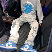 港風ins塗鴉短袖t恤男 寬鬆情侶半袖上衣 夏季街頭原宿風體恤 男生衣著 歷史價格詳細信息