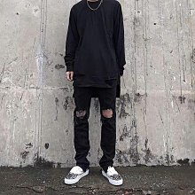 韓版窄管褲 休閒長褲 男牛仔褲 直筒牛仔褲 牛仔長褲  冬季刷毛加厚牛仔褲男士彈力緊身窄管潮流寬-潮男服飾 歷史價格詳細信息