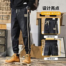 2024秋季休閒束腳褲印花顯瘦修身運動高腰帶繩拼接運動褲 歷史價格詳細信息