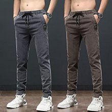潮人 春秋款彈力 男士牛仔褲 男直筒 寬鬆 休閒長褲 大尺碼 工地 幹活 專用 男褲子 歷史價格詳細信息
