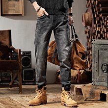 工作褲 窄管長褲 牛仔長褲 男式牛仔褲 窄管褲男士 【FP0612】 牛仔褲男2022秋季潮牌緊身窄管褲韓版潮流男士休閒 歷史價格詳細信息