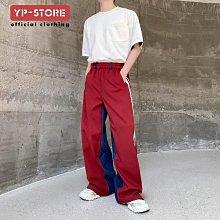 潮流拼接直筒褲 棉褲 工作褲 男運動褲 休閒長褲 男 韓版長褲 男生長褲 彈性男士褲 休閒褲（LXJ80）【壹號站】 歷史價格詳細信息