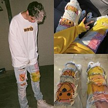 【潮人衣櫃】牛仔褲男高級潮牌夏季薄款四條槓條紋緊身水洗窄管休閒牛仔長褲 歷史價格詳細信息