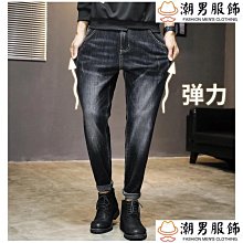 男式彈力牛仔褲韓版潮男直筒修身大碼男裝長褲子 Y8010 歷史價格詳細信息
