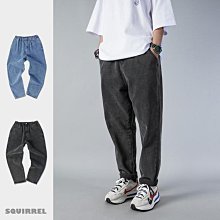 【Squirrel松鼠】修身窄管九分牛仔褲 不修邊 水洗藍 男女同款 長褲 刀割破壞 破褲满599免運 歷史價格詳細信息