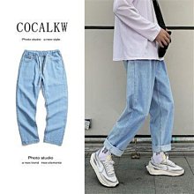 oversized 牛仔褲 840 日系BF風修身牛仔褲男 韓版直筒牛仔褲 9分牛仔褲 青少年休閒牛仔褲 彈力-毛毛男裝 歷史價格詳細信息