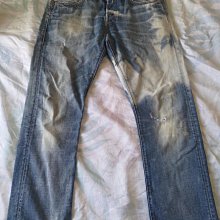 【小破壞重水洗款29-44腰】美國LEVI S 501 淺藍水洗 刷白 破痕 經典排扣中腰直筒 牛仔褲501XX 505 歷史價格詳細信息
