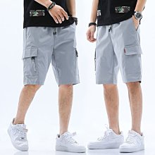 美式復古多口袋機能工裝短褲男潮牌ins寬松直筒夏季五分休閑褲男-心願便利店 歷史價格詳細信息