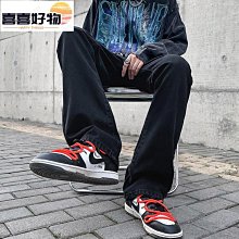 微喇牛仔褲男春季2024新款黃泥做舊水洗痞帥褲子男美式高街直筒褲 歷史價格詳細信息