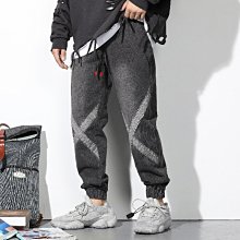 休閑長褲男士秋冬季韓版潮流牌加絨加厚百搭寬松束腳灰色運動褲子 歷史價格詳細信息