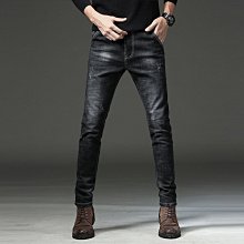 秋冬牛仔褲男修身小腳褲男韓版學生潮流男士牛仔褲新款彈力帥 歷史價格詳細信息