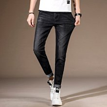 男褲 牛仔長褲 男士牛仔褲 韓版修身牛仔褲 彈力牛仔褲男 潮流長褲 時尚單寧牛仔長褲男 學生褲子 韓版素色牛仔長褲 淺色 歷史價格詳細信息