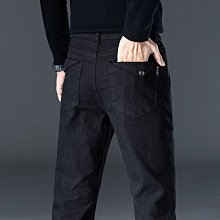 2020秋季新款牛仔褲男韓版潮流修身小腳褲青年學生彈力黑色長褲子 歷史價格詳細信息