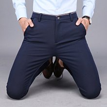 休閒長褲修身弹力免烫男长裤直筒長褲工作褲【FP0312】 秋冬季厚款中老年男士休閑褲爸爸褲子寬松高腰直筒西褲男中年男褲 歷史價格詳細信息