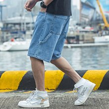 男士夏季牛仔短褲男式直筒五分牛仔褲 寬鬆薄款牛仔中褲 Y207 歷史價格詳細信息
