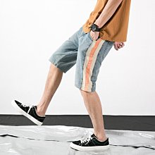 夏季薄款牛仔褲男士褲子寬松彈力小直筒休閑長褲子修身中青年男褲 歷史價格詳細信息