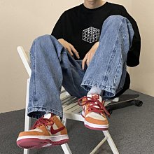 熱賣.直筒牛仔褲男 牛仔破褲 韓版牛仔褲 休閑長褲 牛仔九分褲男生牛仔長褲休閑百搭 破洞牛仔褲 束口-勁霸服飾 歷史價格詳細信息