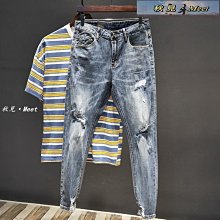 韓版彈力褲子男潮 喬奇.阿瑪尼牛仔褲 男秋冬新款直筒寬鬆商務休閒 歷史價格詳細信息