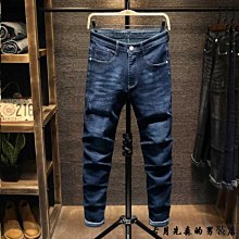牛仔褲 彈性工作褲 韓版潮流百搭休閒長褲 休閒褲 男性男褲牛仔長褲 緊身顯瘦窄管窄管褲子 男生衣著 歷史價格詳細信息