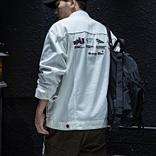 春季大碼男裝工裝牛仔外套胖子加肥加大寬松休閑翻領夾克外穿長袖 歷史價格詳細信息