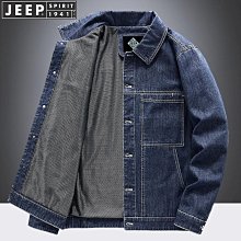 春季大碼男裝工裝牛仔外套胖子加肥加大寬松休閑翻領夾克外穿長袖 歷史價格詳細信息