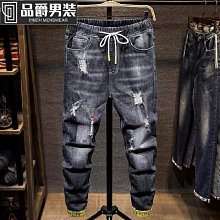 大尺碼  鬆緊休閒褲 寬褲 工作褲 直筒褲復古 文藝青少年情侶 (GCG32)【FIZZE】 歷史價格詳細信息