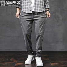 長褲 休閒長褲 休閒褲 褲子 寬褲秋冬潮牌破洞牛仔褲男美式高街水洗做舊褲腳拉鍊長褲-潮男服飾 歷史價格詳細信息