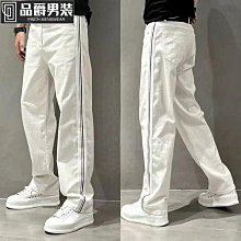 直供夏季織帶拼接運動五分褲男復古街頭寬鬆百搭籃球短褲 5ZT2 歷史價格詳細信息