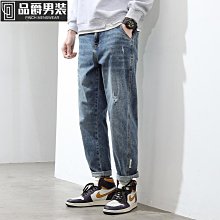 休閑褲.工裝褲.春夏薄款褲子男寬松百搭潮流休閑褲2024新款工作褲九分束腳工裝褲 歷史價格詳細信息