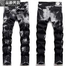 男士牛仔褲直筒修身牛仔褲休閒牛仔長褲男復古牛仔褲長褲 歷史價格詳細信息