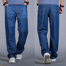 春夏季薄款牛仔褲男加肥加大碼寬松直筒彈力男士胖子松緊腰肥佬褲 歷史價格詳細信息