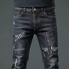 牛仔褲男春秋冬季2022新款春秋直筒寬松休閑長褲潮牌九分運動褲子 歷史價格詳細信息