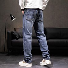 秋冬牛仔褲男緊身直筒彈力鬆緊腰頭抽繩拉鍊休閒褲 歷史價格詳細信息