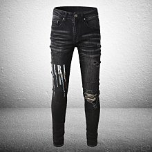 【緊身牛仔褲】♦✙春夏季高級輕奢新款牛仔褲男流行中腰胖子顯瘦氣質港風緊身休閒褲 歷史價格詳細信息