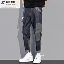 可開發票 工裝褲 男褲子秋冬款加厚工裝褲男寬鬆抽繩束腳褲冬季加絨防風棉褲速幹  褲 歷史價格詳細信息