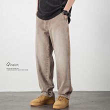 M-5XL 美式重磅工裝褲男 復古工裝牛仔褲 多口袋大口袋 寬鬆直筒 水洗鬆緊腰繩休閒褲 加肥加大尺碼 歷史價格詳細信息