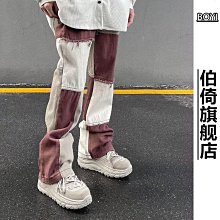 【牛仔】 嘻哈寬鬆牛仔褲男 BBOY滑板褲男  潮胖大尺碼nzk刺繡塗鴉闊腿牛仔褲男 牛仔長褲男  極貨-潮流精選 歷史價格詳細信息