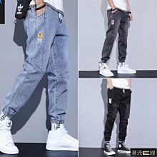 春秋新款韓版黑灰色男士牛仔褲男式青年彈力修身小腳長褲 Y202 歷史價格詳細信息