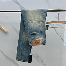 藍色牛仔庫男士水洗復古潮牌vibe庫子美式高街闊腿oversize直筒庫 歷史價格詳細信息