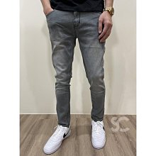 SC歐美潮流 韓國製 極致水泥灰窄版剪裁彈力窄管素面牛仔長褲 顯瘦修身 男生牛仔褲 淺灰牛仔褲 #SC0026·晴子寶藏屋 歷史價格詳細信息