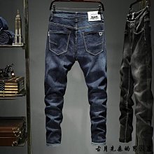 男生韓版長褲 專櫃牛仔褲男春秋季厚款彈力寬松直筒修身商務中青年男裝長褲 男生休闲裤 牛仔褲-潮男服飾 歷史價格詳細信息