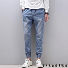 束腳牛仔褲男 2色S-3XL 修身百搭長褲子 韓版潮流 秋冬季新款 高街長褲 男士長褲-潮男服飾 歷史價格詳細信息