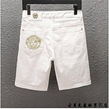 白色牛仔褲男夏季薄款寬松直筒闊腿休閑長褲港風潮流百搭九分褲子 歷史價格詳細信息