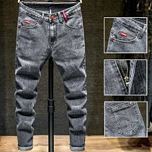 韓版彈力褲子男潮 喬奇.阿瑪尼牛仔褲 男秋冬新款直筒寬鬆商務休閒 歷史價格詳細信息