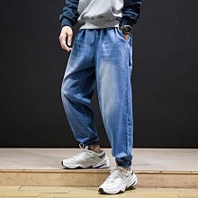 寬褲 牛仔褲【OBIYUAN】 彈性 抓痕 刷破 淺洗色 口袋 單寧褲 長褲 【Y073】 歷史價格詳細信息