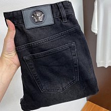 Versace 牛仔褲 長褲 深藍刷色 大電繡logo 極稀有 老品 古著 Vintage 歷史價格詳細信息