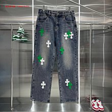代購  男士藍色印花logo休閒牛仔褲時尚百搭輕奢修身顯瘦小腳牛仔長褲 28-36 歷史價格詳細信息