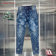 男士修身百搭牛仔男生休閒牛仔藍色百搭大碼牛仔韓版長休閒男士復古牛仔韓版直筒水水洗小腳 歷史價格詳細信息